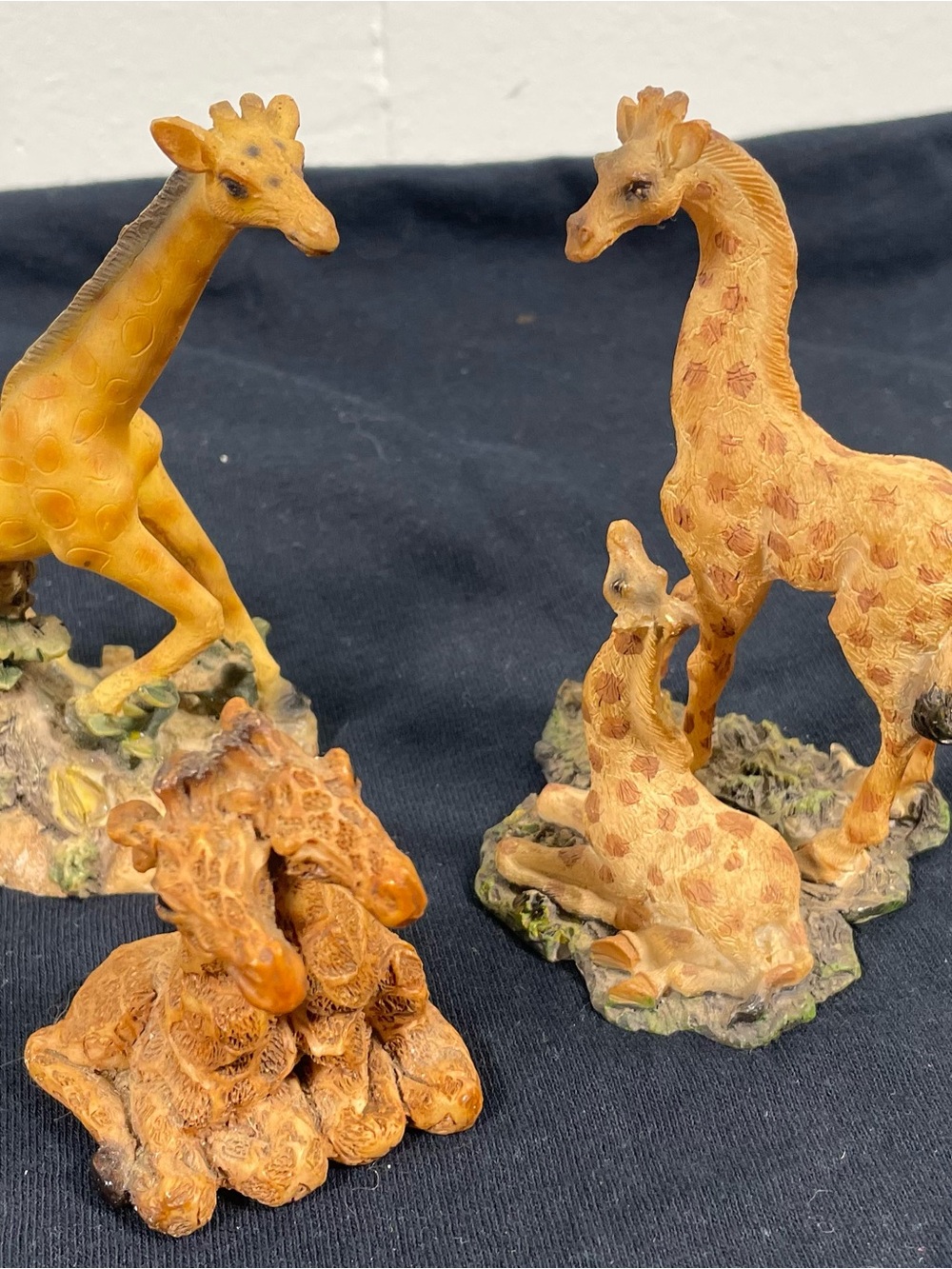 Decorative Giraffe Figurine Set - Beige/Tan Home Accent